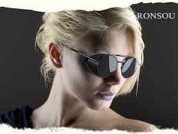 Round Frame Steampunk Sunglasses Polarized (assumption Unisex UV Protection Round Sunglasses Street-style Classic Retro Sunglasses for Outdoor Driving Streetwear Sun Glasses Men & Women