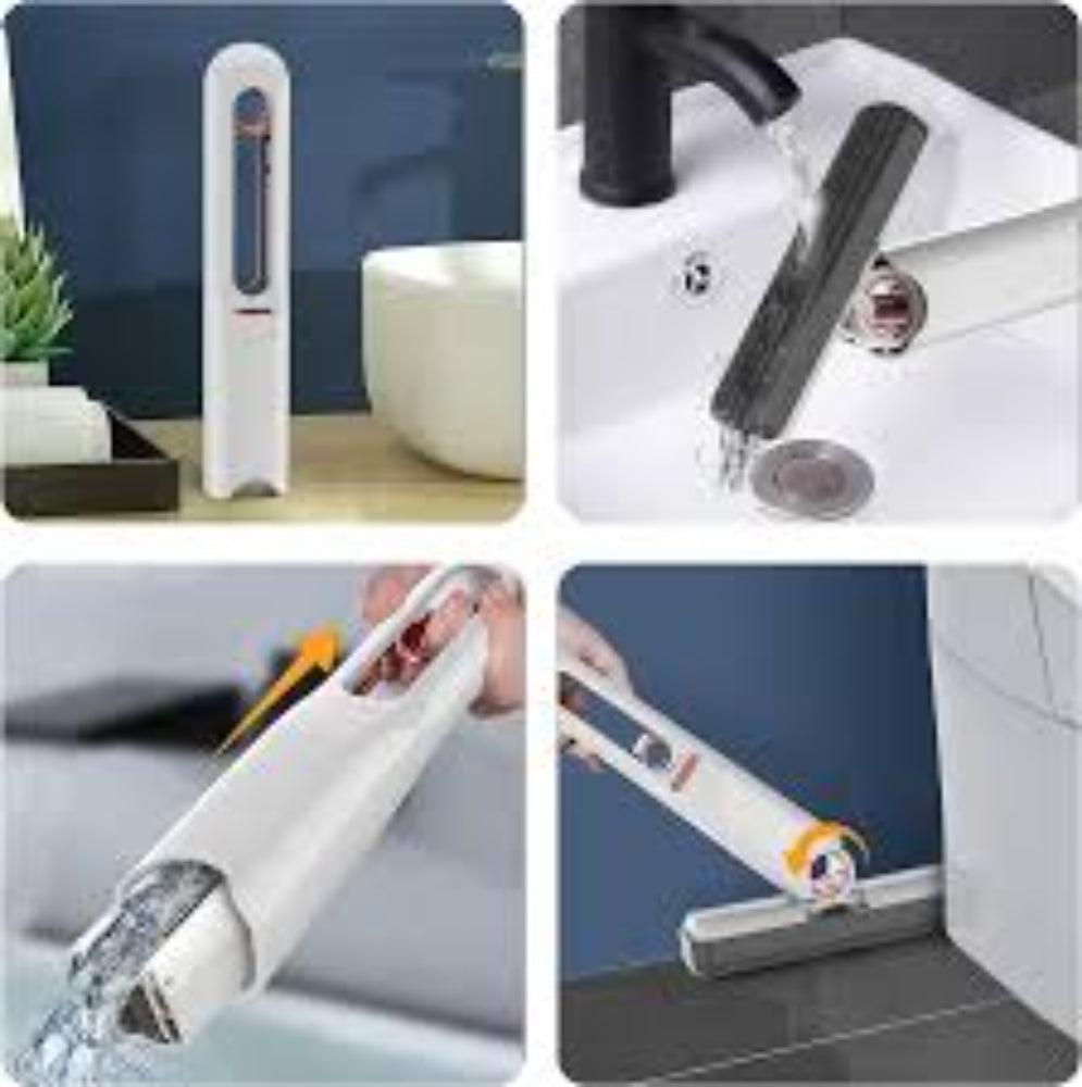 SP Dealz Portable Mini Mop Mini Squeeze Mop Folding Car Window Wall Cleaner Mini Sponge Mop Car Cleaning Mop  Mini Mop Self Squeeze Mini Mop Cleaner for Kitchen Floor Cleaner Mop, Plastic