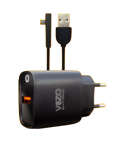 Va2 – Compact Micro USB Charger (Black) | Best Quality Charger - Vizo VA2 Charger - Vizo VA2 Micro USB Charger - Android Charger - Mobile Phone Charger