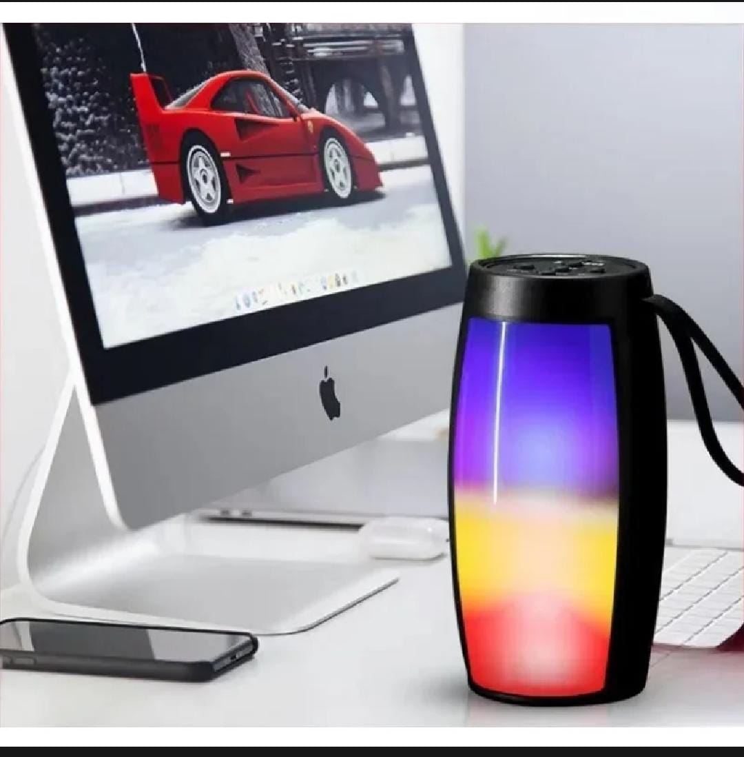 1202 Wireless Bluetooth Speakers Home Outdoor Portable Small Speaker Subwoofer Car Audio Bass MP3 Player Sound System LED Lights