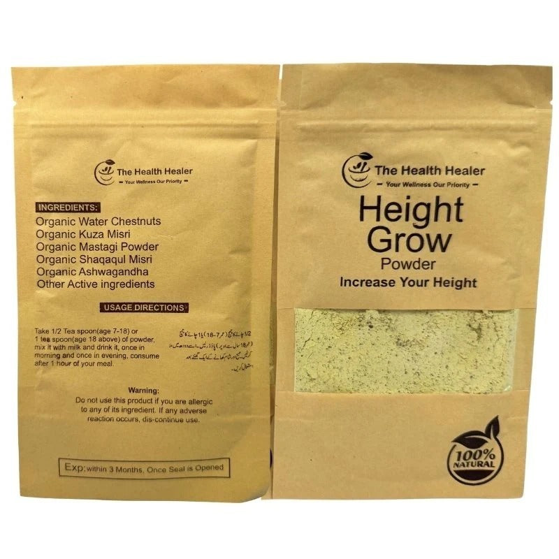 BUY 1 GET 1 FREE Height Grow Veda | Health Healer Height Growth Powder Organic