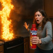 Foam Stop Fire 500ml – Portable Fire Extinguisher Spray  Quick Fire Suppression for Home, Car, Kitchen & Office  Rechargeable & Eco-Friendly Safety Extinguisher  Easy-to-Use Emergency Fire Stop Spray