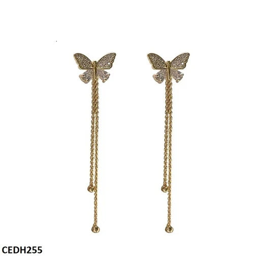 Butterfly Drop Earrings Trendy for Women Stylish & Elegant Design