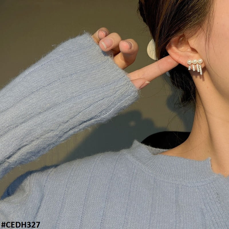 Pearl Ear Drops Earrings Pair Trendy for Women Stylish & Elegant Design