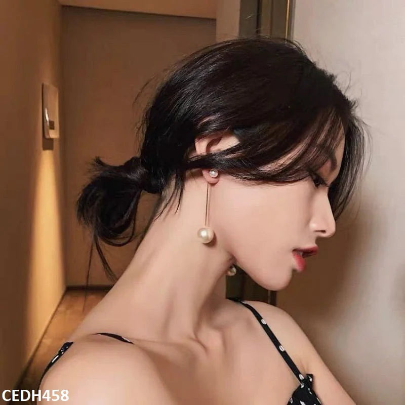 Pearl Drop Earrings Pair Trendy for Women Stylish & Elegant Design