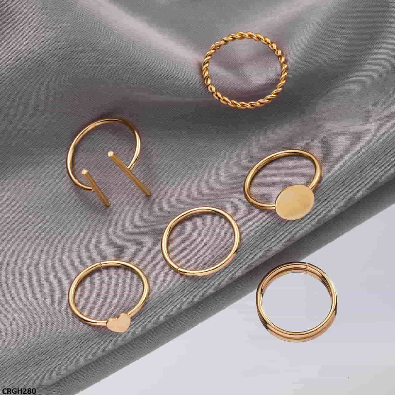 6pcs Midi Rings set Trendy  for Women Stylish & Elegant Design