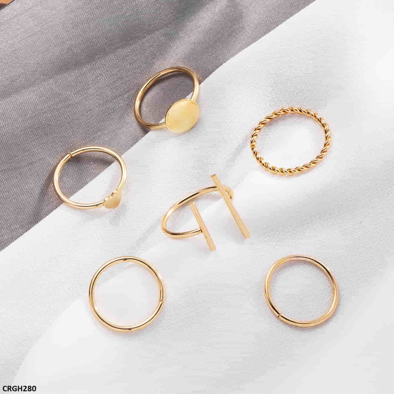 6pcs Midi Rings set Trendy  for Women Stylish & Elegant Design