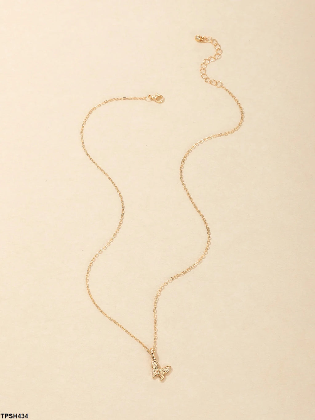 Butterfly Pendent With Chain