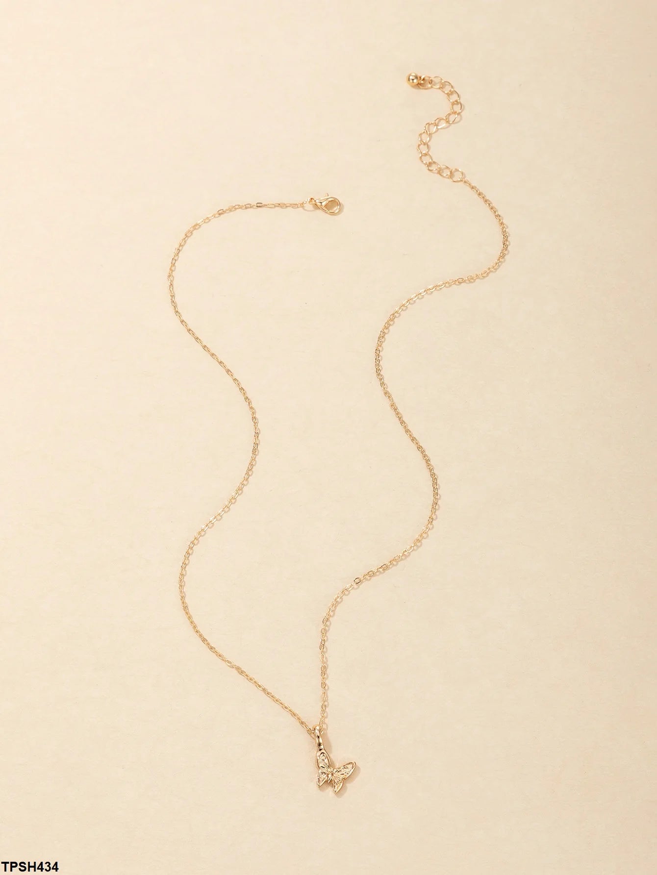 Butterfly Pendent With Chain