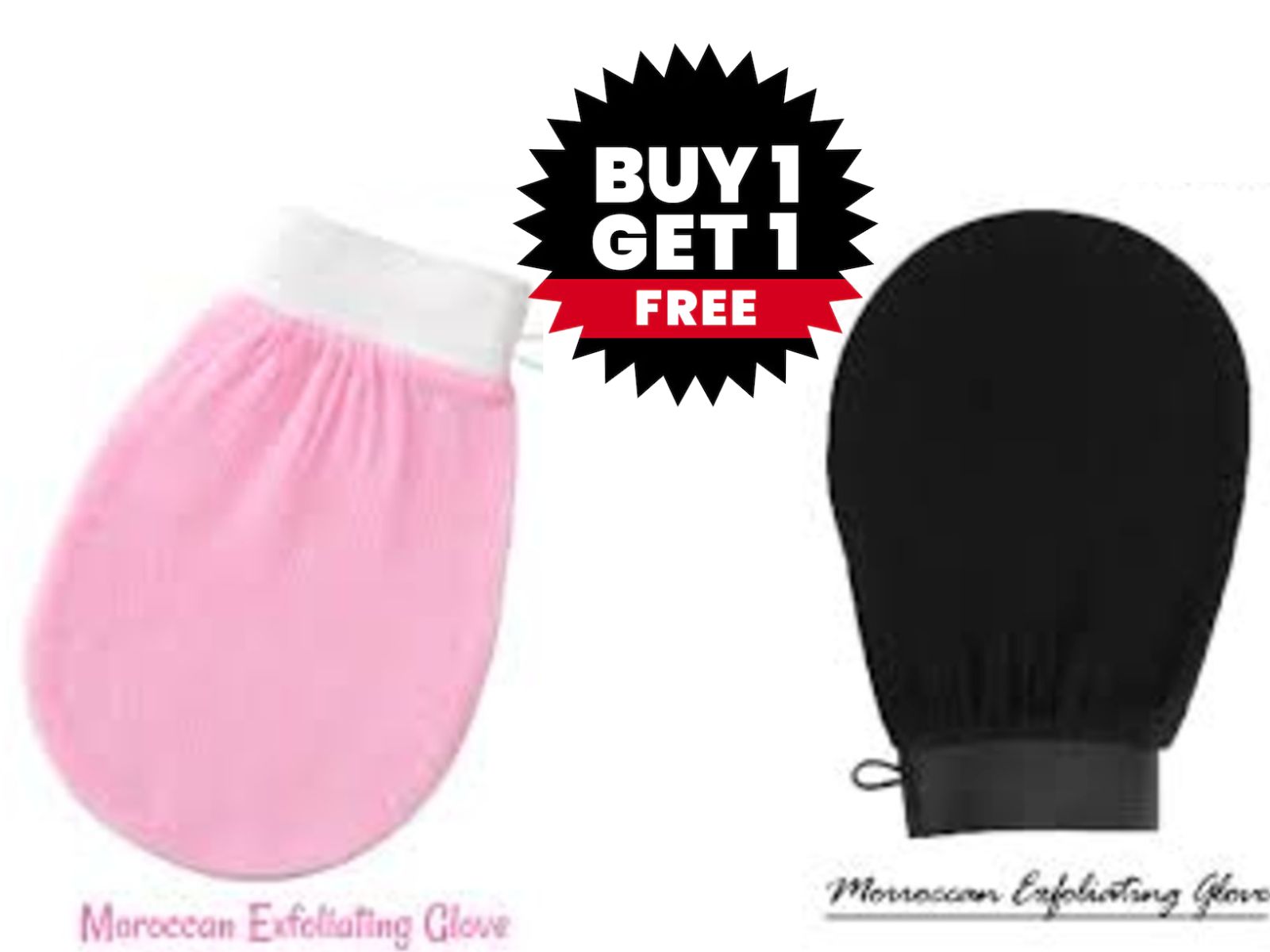 BUY 1 GET 1 FREE Hammer Moroccan Exfoliating Gloves