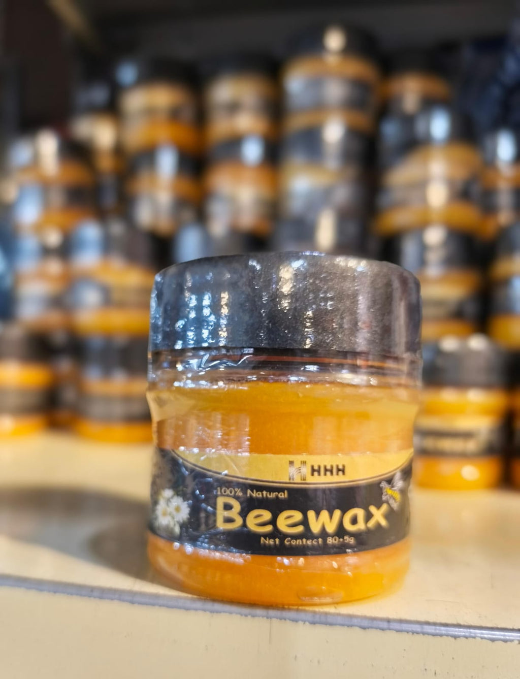2 Pcs Beeswax Furniture Polish ,Wood Seasoning Beeswax  Natural Wood Wax Traditional Beeswax Polish for Wood & Furniture  Beeswax Wood Polish and Cleaner for Furniture Care