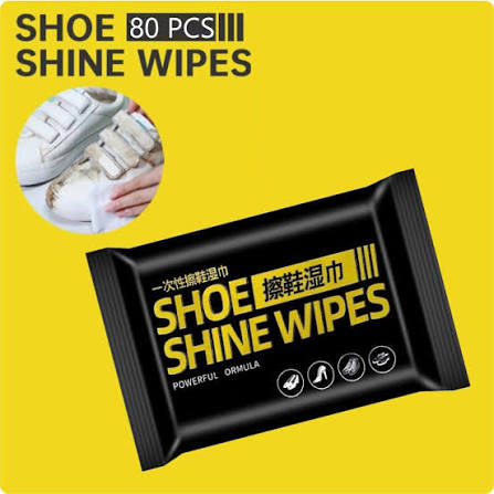 Pack of 2  (80 Pcs 1 pack) Original Shoe Cleaning Wet Wipes  Deep Cleaning & Dirt Removal Pads for Sneakers, Leather, Suede, Sports & Casual Shoes  Portable Disposable Shoe Cleaner Wipes for Quick Shoe Care & Shine