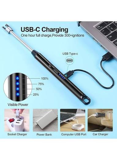 Arc Chargeable Kitchen Lighter – Type-C Rechargeable | Flexible Electric Lighter