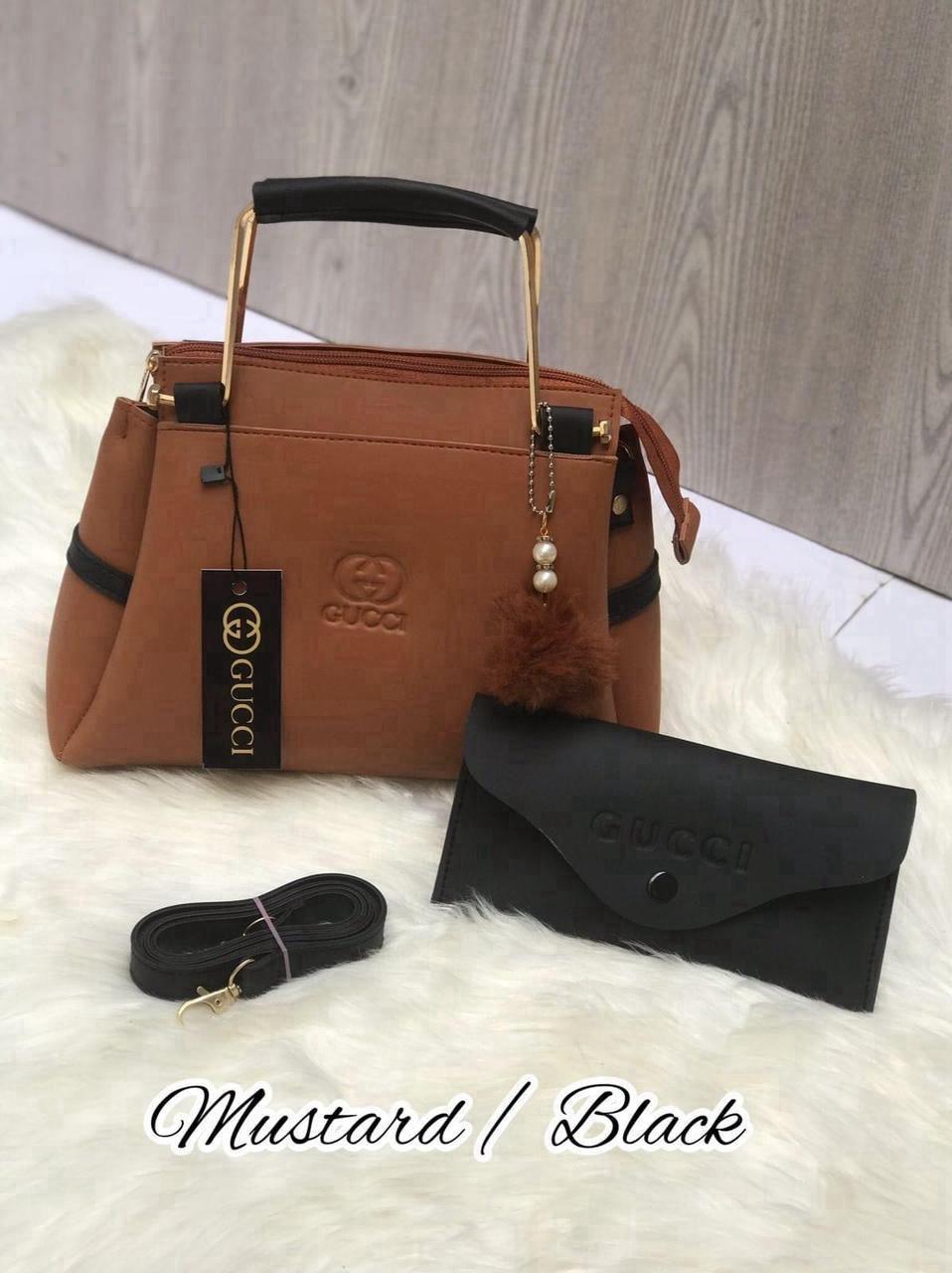 Gucci Style Handbag Set with Wallet