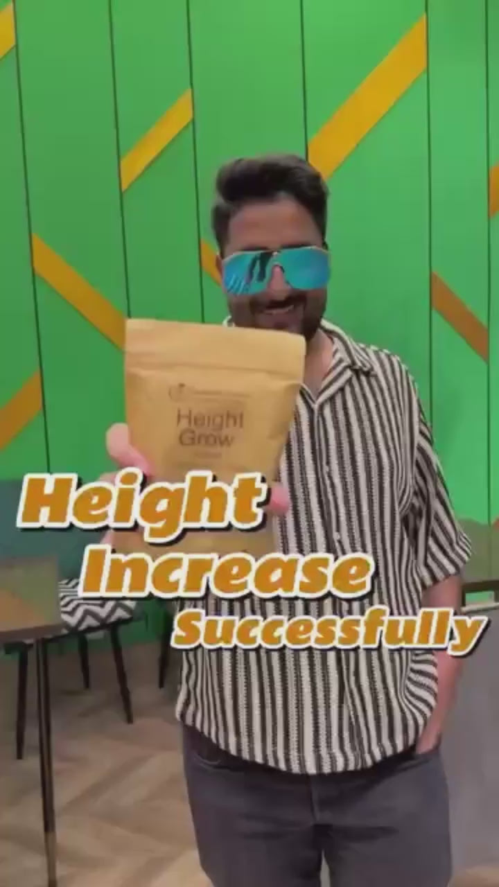 BUY 1 GET 1 FREE Height Grow Veda | Health Healer Height Growth Powder Organic