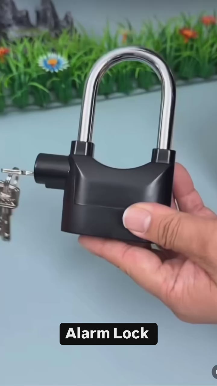 Anti-Theft Alarm Lock with Motion Sensor, Secure Lock Alarm for Home,Byke, Office, Motorcycle.
